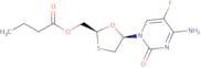 2S,5R)-5-(4-amino-5-fluoro-2-oxopyrimidin-1(2H)-yl)-1,3-oxathiolan-2-yl)methyl butyrate