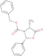 benzyl (2r,4r)-4-methyl-5-oxo-2-phenyl-1,3-oxazolidine-3-carboxylate