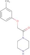 2-(3-Methylphenoxy)-1-(piperazin-1-yl)ethanone