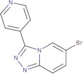 4-{6-Bromo-[1,2,4]triazolo[4,3-a]pyridin-3-yl}pyridine