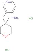 [4-(Pyridin-3-ylmethyl)oxan-4-yl]methanamine dihydrochloride