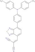 2-[(7-{4-[N,N-Bis(4-methylphenyl)amino]phenyl}-2,1,3-benzothiadiazol-4-yl)methylene]propanedinitrile