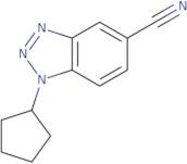 1-Cyclopentyl-1,2,3-benzotriazole-5-carbonitrile