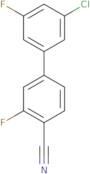 4-(3-Chloro-5-fluorophenyl)-2-fluorobenzonitrile