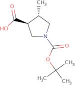 rac-(3R,4R)-1-[(tert-butoxy)carbonyl]-4-methylpyrrolidine-3-carboxylic acid, trans