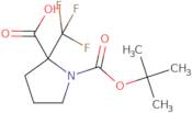 (S)-1-(tert-Butoxycarbonyl)-2-(trifluoromethyl)pyrrolidine-2-carboxylic acid