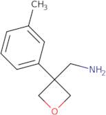 1-[3-(3-Methylphenyl)oxetan-3-yl]methanamine