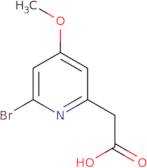 2-(6-Bromo-4-methoxypyridin-2-yl)acetic acid