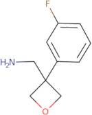 (3-(3-Fluorophenyl)oxetan-3-yl)methanamine