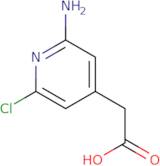 2-(2-Amino-6-chloropyridin-4-yl)acetic acid