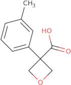 3-(3-Methylphenyl)oxetane-3-carboxylic acid