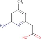 2-(6-Amino-4-methylpyridin-2-yl)acetic acid