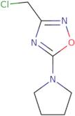 3-(Chloromethyl)-5-(pyrrolidin-1-yl)-1,2,4-oxadiazole