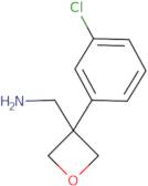 1-[3-(3-Chlorophenyl)oxetan-3-yl]methanamine