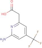 2-(6-Amino-4-(trifluoromethyl)pyridin-2-yl)acetic acid