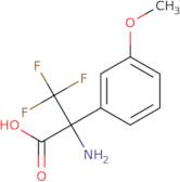 2-Amino-3,3,3-trifluoro-2-(3-methoxyphenyl)propanoic acid