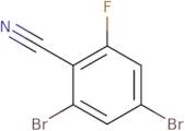 2,4-dibromo-6-fluoro-benzonitrile