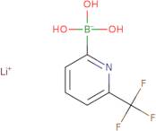 Trihydroxy[6-(trifluoromethyl)pyridin-2-yl]boranuide lithium(I)