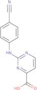 2-[(4-Cyanophenyl)amino]pyrimidine-4-carboxylic acid