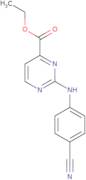 Ethyl 2-[(4-cyanophenyl)amino]pyrimidine-4-carboxylate