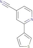 2-(Thiophen-3-yl)isonicotinonitrile