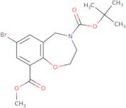 4-tert-Butyl 9-methyl 7-bromo-2,3-dihydrobenzo[f][1,4]oxazepine-4,9(5H)-dicarboxylate