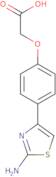 2-[4-(2-amino-4-thiazolyl)phenoxy]acetic acid