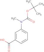 3-{[(tert-butoxy)carbonyl](methyl)amino}benzoic acid