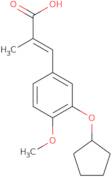 (2E)-3-[3-(cyclopentyloxy)-4-methoxyphenyl]-2-methylprop-2-enoic acid