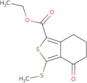 Ethyl 3-(methylsulphanyl)-4-oxo-4,5,6,7-tetrahydrobenzo[c]thiophene-1-carboxylate