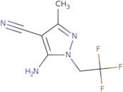 5-Amino-1-(2,2,2-trifluoroethyl)-3-methyl-1H-pyrazole-4-carbonitrile