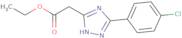 Ethyl 2-[5-(4-chlorophenyl)-4H-1,2,4-triazol-3-yl]acetate