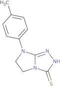 7-(4-Methylphenyl)-6,7-dihydro-5H-imidazo[2,1-c][1,2,4]triazole-3-thiol