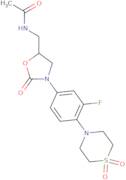 (S)-N-((3-(4-(1,1-Dioxidothiomorpholino)-3-fluorophenyl)-2-oxooxazolidin-5-yl)methyl)acetamide