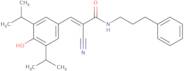 (E)-2-Cyano-3-(4-hydroxy-3,5-diisopropylphenyl)-N-(3-phenylpropyl)acrylamide