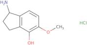 1-Amino-5-methoxy-2,3-dihydro-1H-inden-4-ol hydrochloride