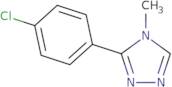 3-(4-Chlorophenyl)-4-methyl-4H-1,2,4-triazole