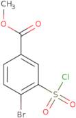 methyl 4-bromo-3-(chlorosulfonyl)benzoate