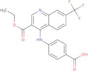 4-{[3-(Ethoxycarbonyl)-7-(trifluoromethyl)quinolin-4-yl]amino}benzoic acid