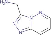 1-{[1,2,4]Triazolo[4,3-b]pyridazin-3-yl}methanamine