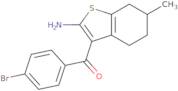 3-(4-Bromobenzoyl)-6-methyl-4,5,6,7-tetrahydro-1-benzothiophen-2-amine