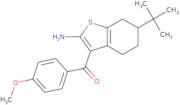 6-tert-Butyl-3-(4-methoxybenzoyl)-4,5,6,7-tetrahydro-1-benzothiophen-2-amine