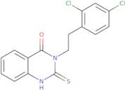 3-[2-(2,4-Dichlorophenyl)ethyl]-2-sulfanyl-3,4-dihydroquinazolin-4-one