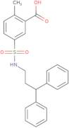 5-[(3,3-Diphenylpropyl)sulfamoyl]-2-methylbenzoic acid