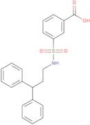 3-[(3,3-Diphenylpropyl)sulfamoyl]benzoic acid