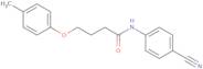 N-(4-Cyanophenyl)-4-(4-methylphenoxy)butanamide