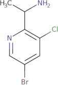 (S) -1-(5-Bromo-3-chloropyridin-2-yl)ethanamine