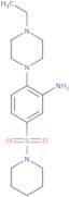 2-(4-Ethylpiperazin-1-yl)-5-(piperidine-1-sulfonyl)aniline