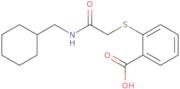 2-({[(Cyclohexylmethyl)carbamoyl]methyl}sulfanyl)benzoic acid