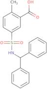 5-[(Diphenylmethyl)sulfamoyl]-2-methylbenzoic acid